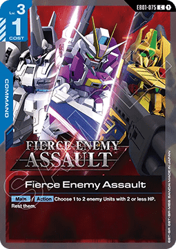 Gundam Card Game Fierce Enemy Assault EB01-075 Common single card – Eternal Nexus