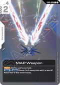 Gundam Card Game MAP Weapon EB01-081 Rare single card – Eternal Nexus