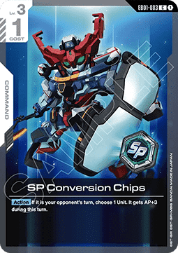 Gundam Card Game SP Conversion Chips EB01-083 Common single card – Eternal Nexus