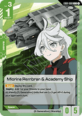 Gundam Card Game Miorine Rembran & Academy Ship EB01-088 Common single card – Eternal Nexus