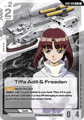 Gundam Card Game Tiffa Adill & Freeden EB01-090 Common single card – Eternal Nexus