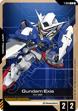 Gundam Card Game Gundam Exia EB01-T-025 Token single card – Eternal Nexus