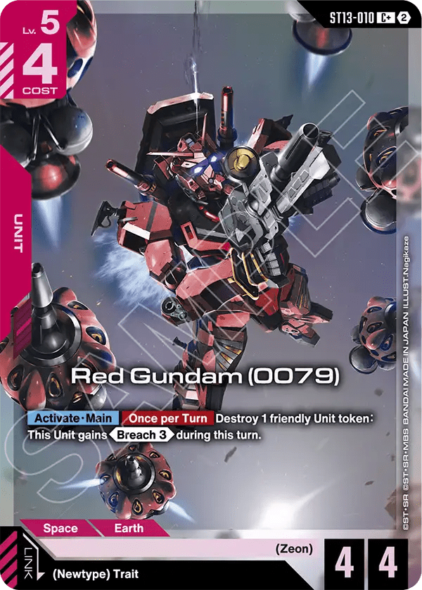 Red Gundam (0079) (ST13-010) (V.2 - Common +)