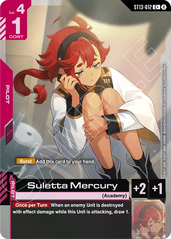 Suletta Mercury (ST13-012) (V.2 - Common +)