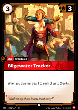 Riftbound Radiance – Bilgewater Tracker [RAD-003] Common single card