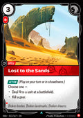 Lost to the Sands