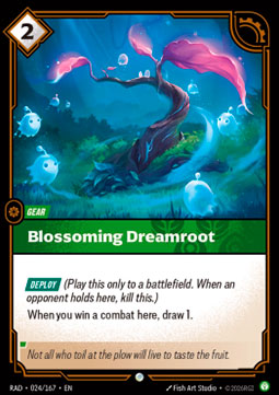Riftbound Radiance – Blossoming Dreamroot [RAD-024] Common single card