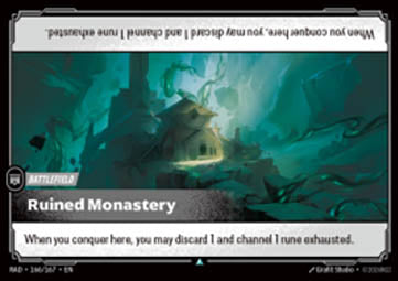 Riftbound Radiance – Ruined Monastery [RAD-166] Uncommon single card