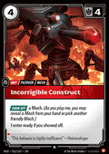 Incorrigible Construct