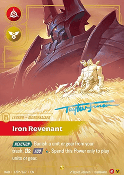 Mordekaiser, Iron Revenant (V.3 - Signed Showcase)