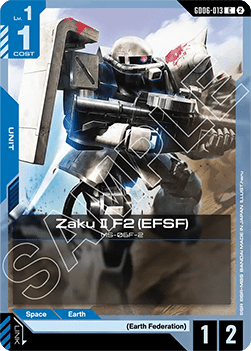 Zaku Ⅱ F2 (EFSF) (GD06-013)