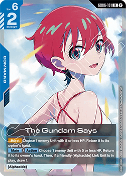 The Gundam Says (GD06-101)