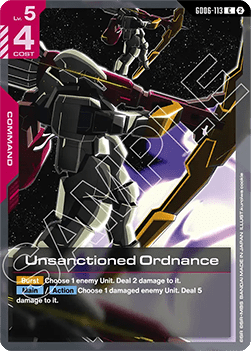 Unsanctioned Ordnance (GD06-113)