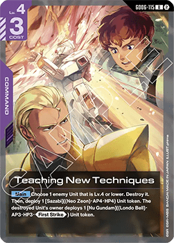 Teaching New Techniques (GD06-115)
