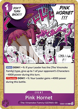 Pink Hornet (EB05-039)