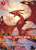 Suzaku – Hellfire Wings (BP01-002OSR) - Dawn of Palpagos (Over Super Rare) [BP-01-002OSR]