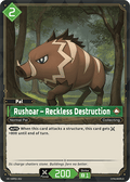 Rushoar – Reckless Destruction (BP01-052) - Dawn of Palpagos (Rare) [BP-01-052]