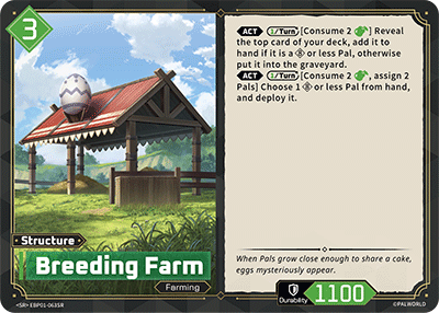 Breeding Farm (BP01-063SR) - Dawn of Palpagos (Super Rare) [BP-01-063SR]