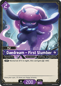 Daedream – First Slumber (BP01-080SR) - Dawn of Palpagos (Super Rare) [BP-01-080SR]