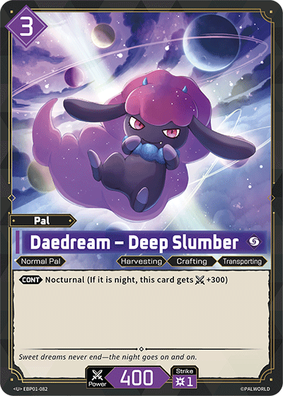 Daedream – Deep Slumber (BP01-082) - Dawn of Palpagos (Uncommon) [BP-01-082]
