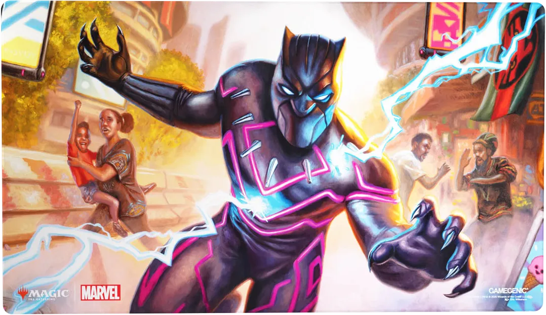 Gamegenic Official Marvel Super Heroes: "Black Panther, Hope Enduring" Shiny Playmat